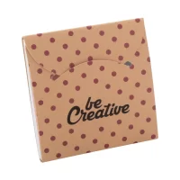 bloček se samolepícími lístky na zakázku přírodní s potiskem loga - foto 5