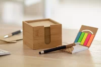 bloček se samolepícími lístky na zakázku přírodní s potiskem loga - foto 6