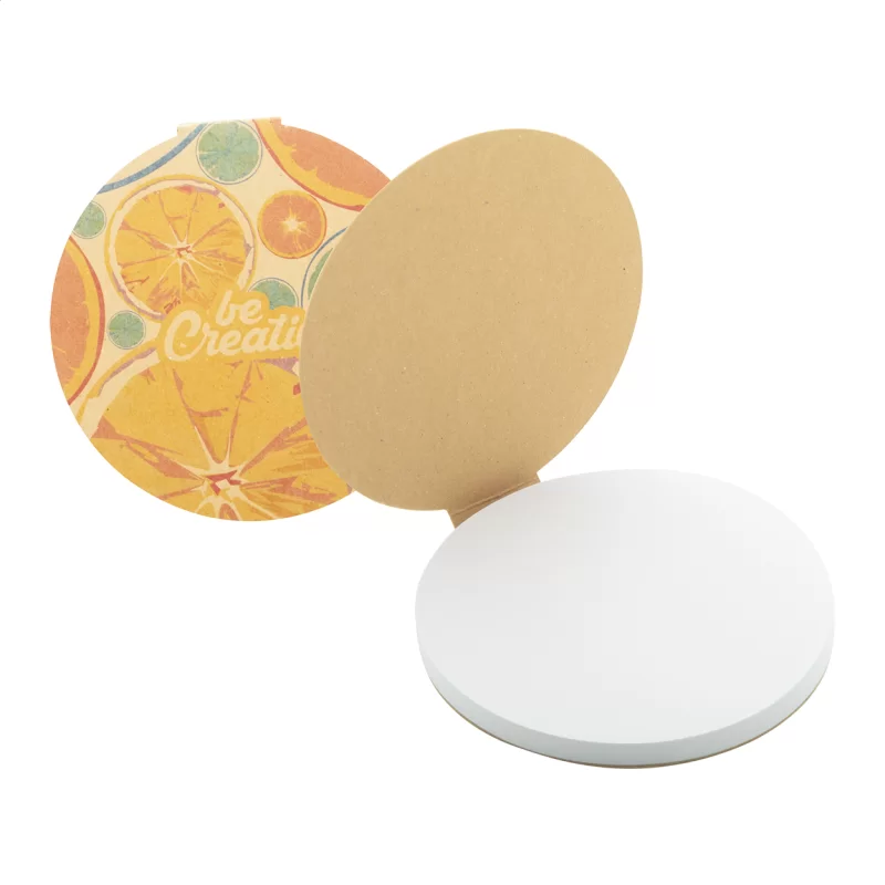 bloček se samolepícími lístky na zakázku přírodní s potiskem loga