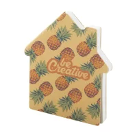 bloček se samolepícími lístky na zakázku přírodní s potiskem loga - foto 7