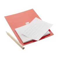 blok s magnetkou červená s potiskem loga - foto 2