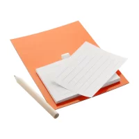 blok s magnetkou oranžová s potiskem loga - foto 2