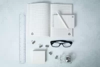 blok z krabice od mléka bílá s potiskem loga - foto 6