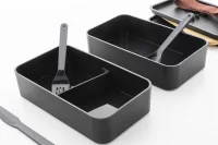 box na jídlo černá s potiskem loga - foto 7