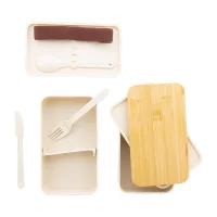 box na jídlo přírodní s potiskem loga - foto 2