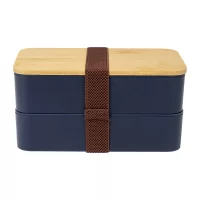 box na jídlo tmavě modrá s potiskem loga - foto 3