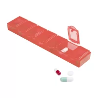 box na pilulky červená s potiskem loga - foto 4