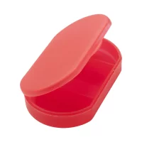 box na pilulky červená s potiskem loga - foto 2