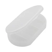 box na pilulky ledově bílá s potiskem loga - foto 2