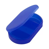 box na pilulky modrá s potiskem loga - foto 2