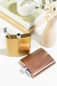 butylka RSS zlatá s potiskem loga - foto 5