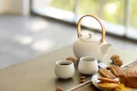 čajová sada bílá s potiskem loga - foto 7