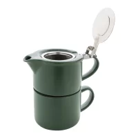 čajová souprava zelená s potiskem loga - foto 4