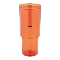 cestovní hrnek červená s potiskem loga - foto 4