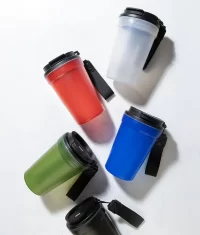 cestovní kelímek černá s potiskem loga - foto 5