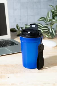 cestovní kelímek tmavě modrá s potiskem loga - foto 3