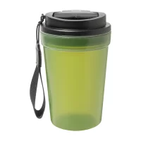 cestovní kelímek zelená s potiskem loga - foto 4