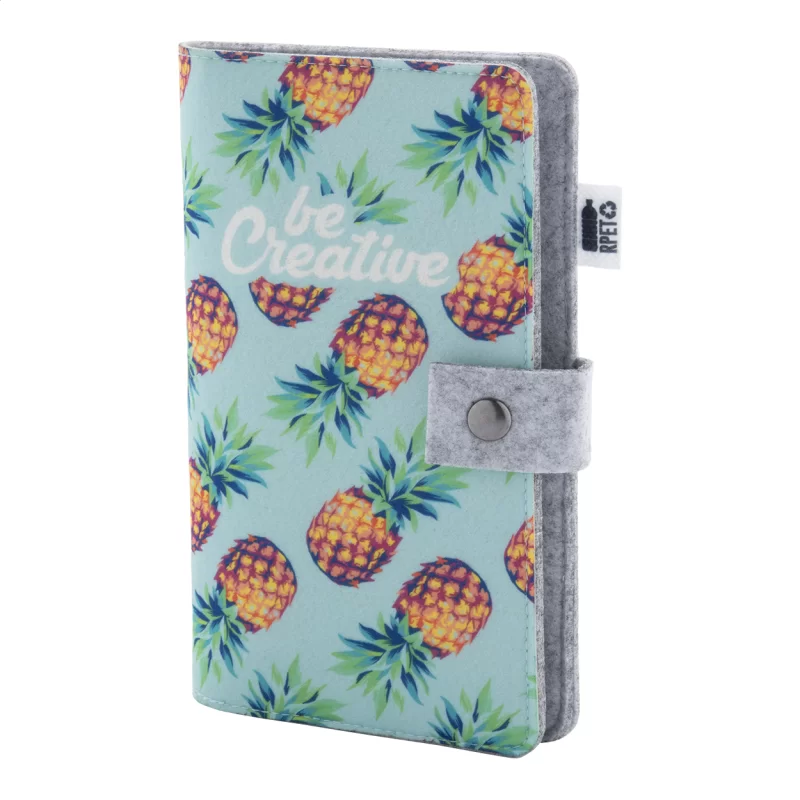 cestovní organizér RPET na zakázku bílá s potiskem loga