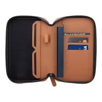 cestovní organizér z RPU hnědá s potiskem loga - foto 10