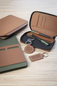 cestovní organizér z RPU hnědá s potiskem loga - foto 9