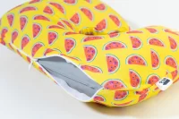 cestovní polštář na zakázku bílá s potiskem loga - foto 3