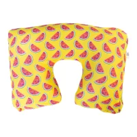 cestovní polštář na zakázku bílá s potiskem loga - foto 6