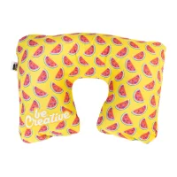 cestovní polštář na zakázku bílá s potiskem loga - foto 7