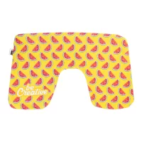 cestovní polštář na zakázku bílá s potiskem loga - foto 9