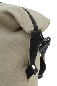 cestovní taška z recyklované plátno béžová s potiskem loga - foto 5