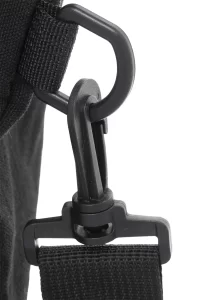 cestovní taška z recyklované plátno černá s potiskem loga - foto 8