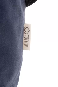 cestovní taška z recyklované plátno tmavě modrá s potiskem loga - foto 6