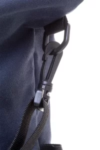 cestovní taška z recyklované plátno tmavě modrá s potiskem loga - foto 7