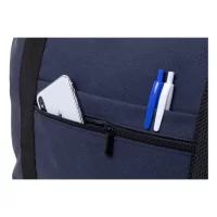 cestovní taška z recyklované plátno tmavě modrá s potiskem loga - foto 9