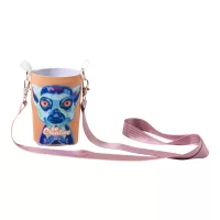 Chladič plechovek RPET, standardní typ bílá s potiskem loga - foto 3