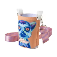 Chladič plechovek RPET, standardní typ bílá s potiskem loga - foto 5