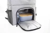 chladící batoh RPET šedá s potiskem loga - foto 4