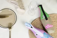 chladící obal na láhev vína z RPET bílá s potiskem loga - foto 7