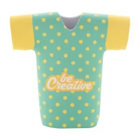 chladící obal na pivní láhev z RPET bílá s potiskem loga - foto 2