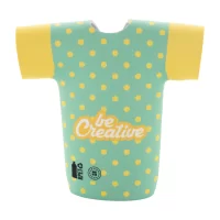 chladící obal na pivní láhev z RPET bílá s potiskem loga - foto 3