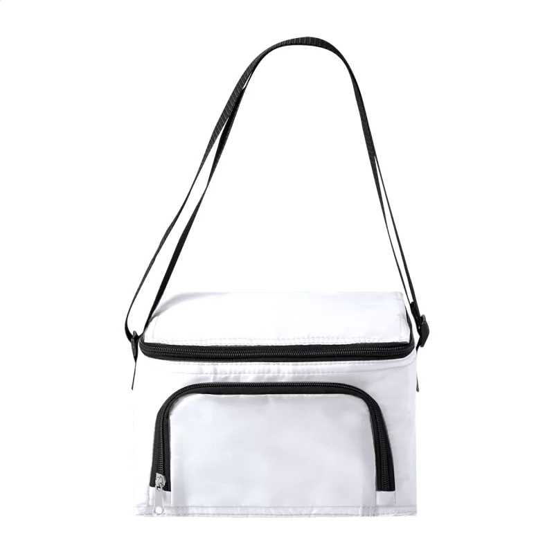 chladící taška bílá s potiskem loga