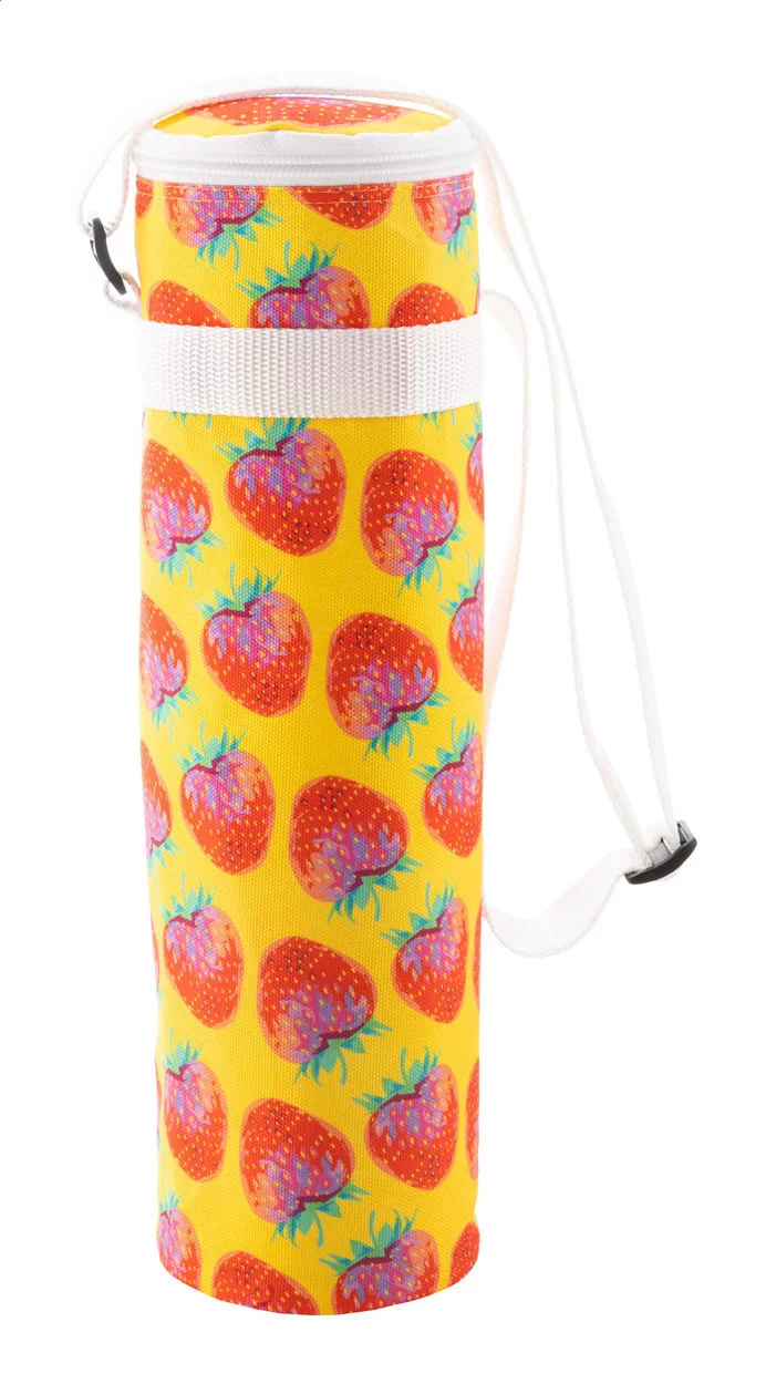 chladící taška na láhve na zakázku bílá s potiskem loga