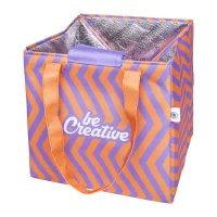 chladicí taška na piknik na zakázku bílá s potiskem loga - foto 12