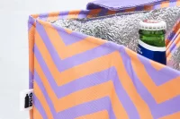 chladicí taška na piknik na zakázku bílá s potiskem loga - foto 4