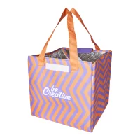 chladicí taška na piknik na zakázku bílá s potiskem loga - foto 6