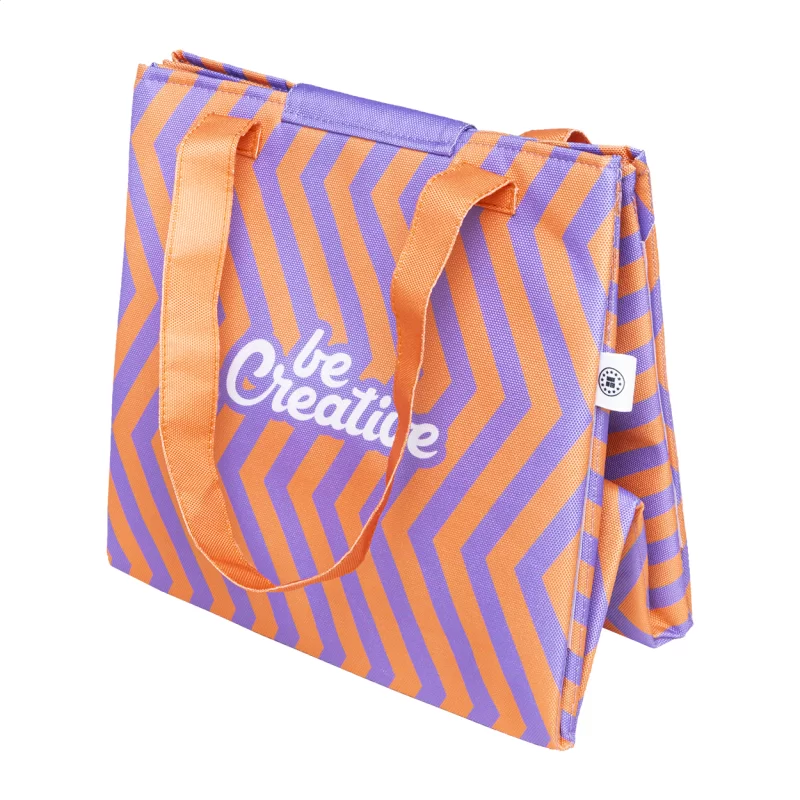 chladicí taška na piknik na zakázku bílá s potiskem loga