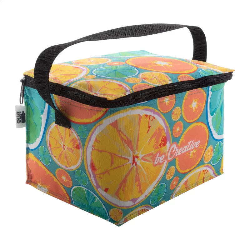 chladící taška na zakázku černá — reklamní předmět s vlastním potiskem chladící taška na zakázku černá s potiskem loga