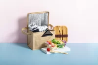 chladící taška přírodní s potiskem loga - foto 4