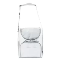 chladicí taška RPET bílá s potiskem loga - foto 2