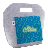 chladicí taška RPET na zakázku bílá s potiskem loga - foto 3