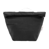 chladicí taška z recyklovaného plátna černá s potiskem loga - foto 2